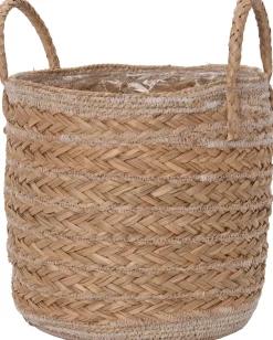 Outlet Pflanzkorb Olin natur D 31 H 40 cm Pflanzkörbe|Pflanzkörbe