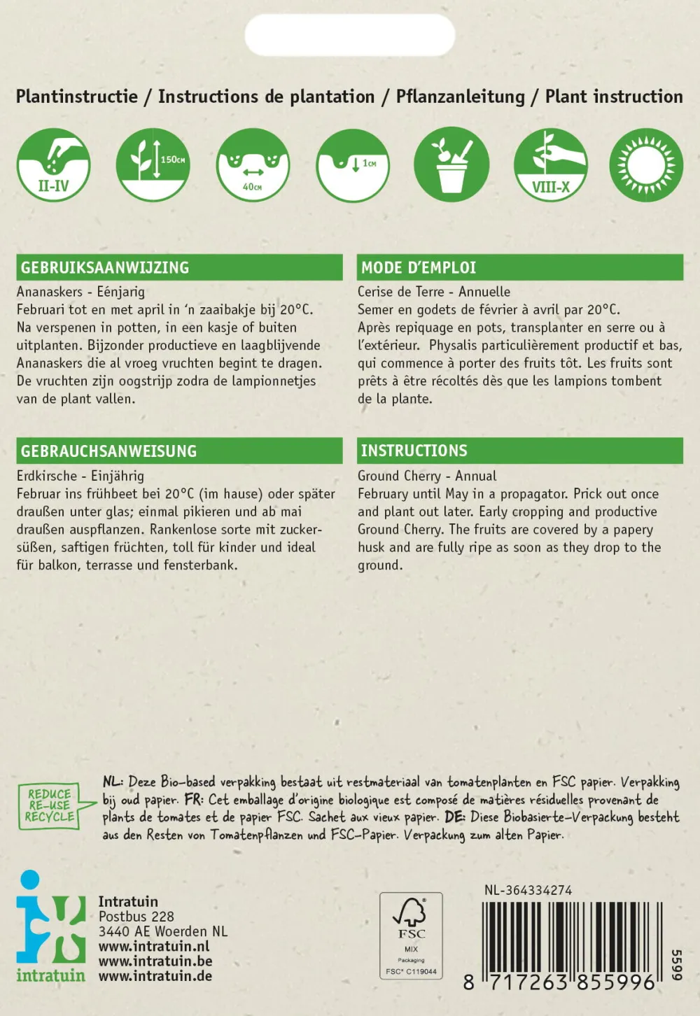 Physalis / Erdkirsche (Physalis pruinosa) Samen Gemüsesamen|Saatgut