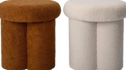 Poef Suze braun D 44 H 44 cm Poufs