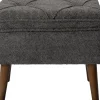 Sale Pouf Ned grau 48 x 36 x 40 cm Poufs
