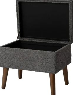 Sale Pouf Ned grau 48 x 36 x 40 cm Poufs