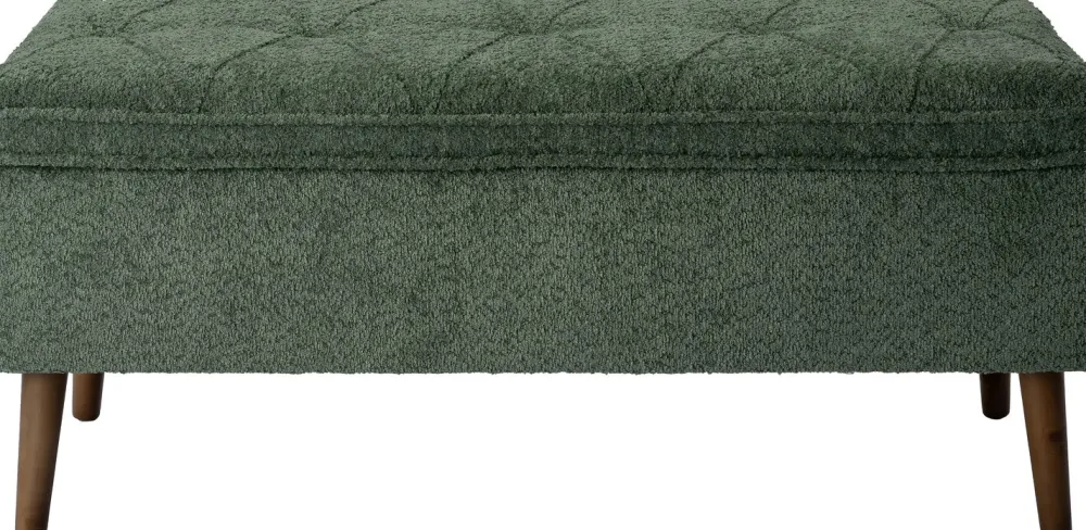 Hot Pouf Ned grün 105 x 40 x 46 cm Poufs