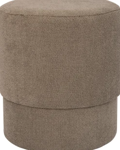 Outlet Pouf Olli grau D 42 H 45 cm Poufs