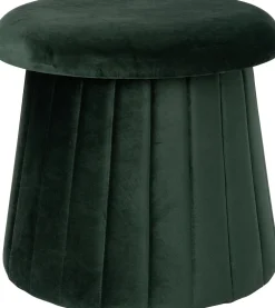 Discount Pouf Pilz dunkelgrün D 42 H 39 cm Poufs