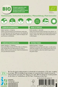 Outlet Radieschen (Raphanus sativus 'Sparkler 2') (BIO) Samen Gemüsesamen|Saatgut