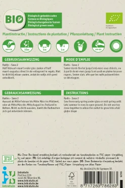 Clearance Radieschen (Raphanus sativus 'Saxa') (BIO) Samen Gemüsesamen|Saatgut