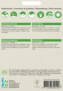 Clearance Radieschen (Raphanus sativus 'Saxa') Samen Gemüsesamen|Saatgut