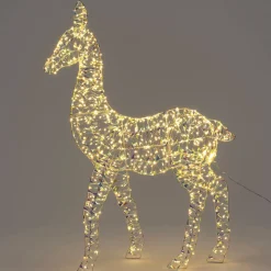 Online Rentier Iris mit Beleuchtung 72 x 10 x 100 cm Weihnachtsfiguren (Außen)