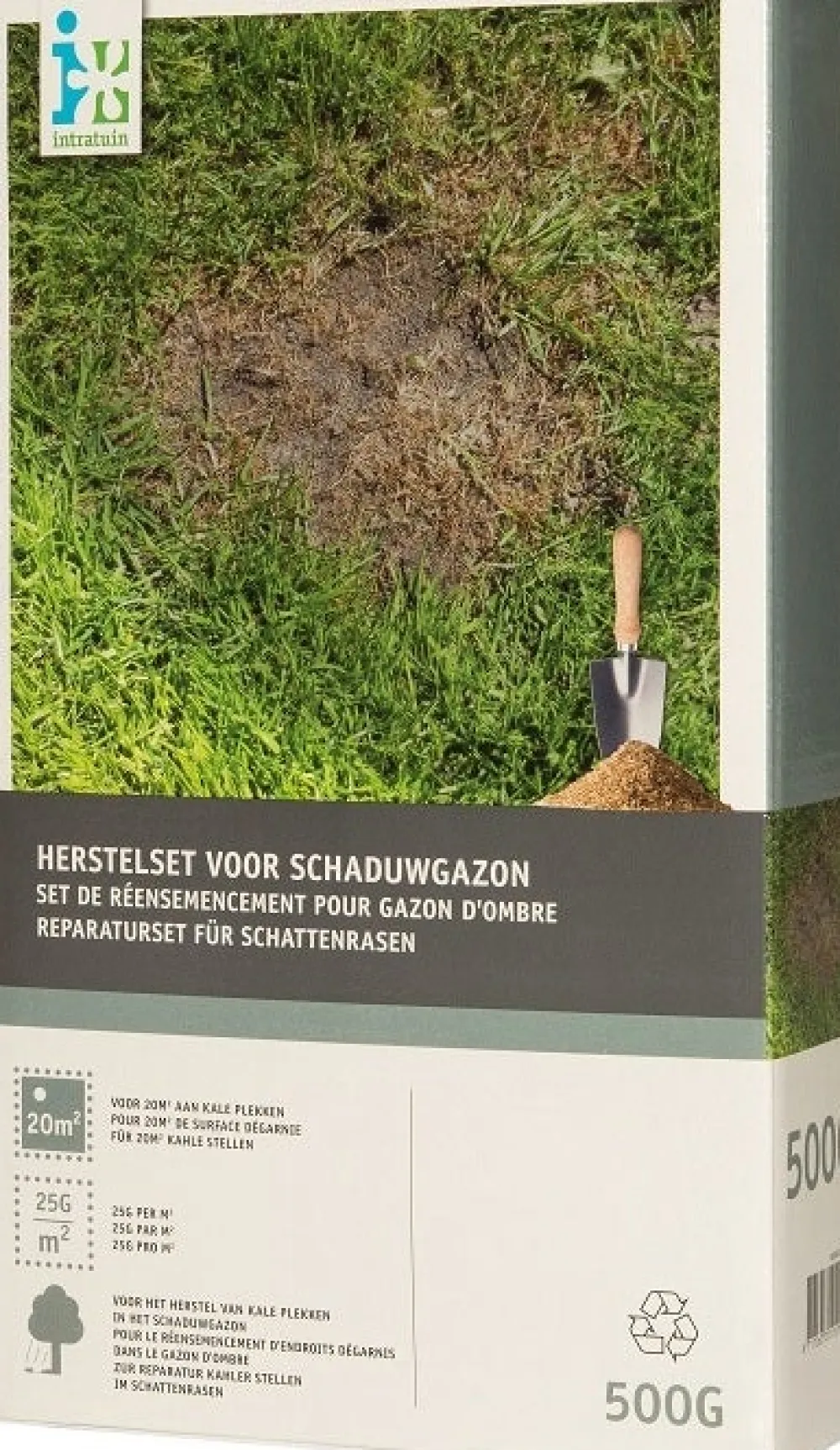 Reparaturset für Schattenrasen 500 gr Saatgut