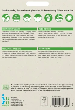 Outlet Ringelblume (Calendula 'Touch of Red') Blumensamen-Mischung Saatgut