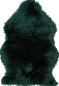 Hot Schaffell-Imitat dunkelgrün 58 x 90 cm Tier- & Schaffelle