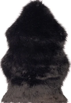 Outlet Schaffell-Imitat schwarz 58 x 90 cm Tier- & Schaffelle