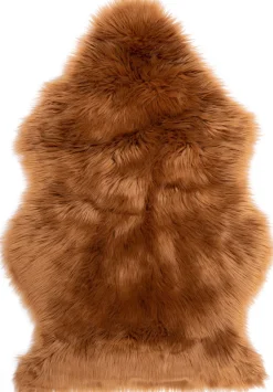 New Schaffell-Imitat terracotta 58 x 90 cm Tier- & Schaffelle