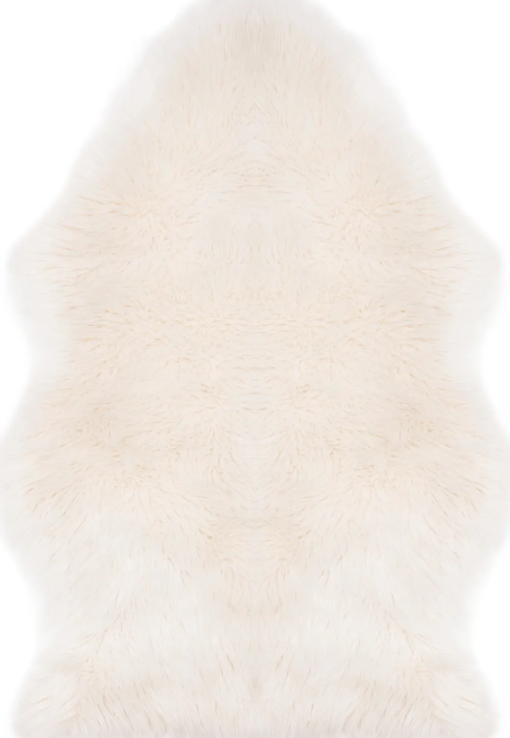 New Schaffell-Imitat weiß 58 x 90 cm Tier- & Schaffelle