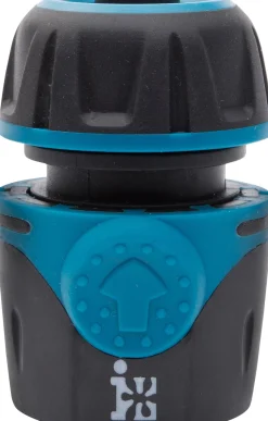 Hot Schlauchverbinder 1/2" schwarz/blau Gießen & Bewässerung|Gartenschlauch Zubehör