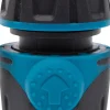 Sale Schlauchverbinder mit Wasserstop 1/2" schwarz/blau Gießen & Bewässerung|Gartenschlauch Zubehör