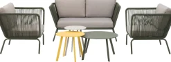 New 4-Sitzer Loungeset Iris grün Lounge-Sets|Lounge-Sets