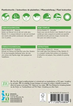 Hot Snack-Paprika (Capsicum annuum 'Patio Paragon') Samen Gemüsesamen|Saatgut