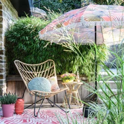 Hot Solarlaterne London rot D 16 H 27,5 cm Solar Gartenleuchten|Tischleuchten