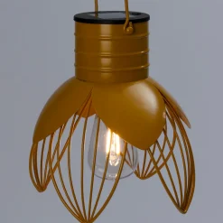 Hot Solarleuchte Cuzco gelb D 21 H 23 cm Außenleuchten Hängend