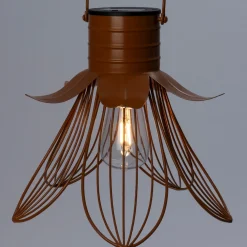 Sale Solarleuchte Cuzco braun D 28 H 25 cm Außenleuchten Hängend