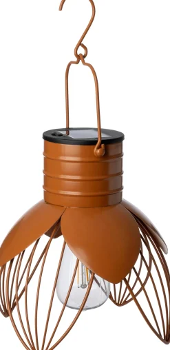 Solarleuchte Cuzco braun D 21 H 23 cm Außenleuchten Hängend