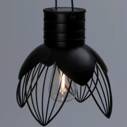 Best Solarleuchte Cuzco schwarz D 21 H 23 cm Außenleuchten Hängend