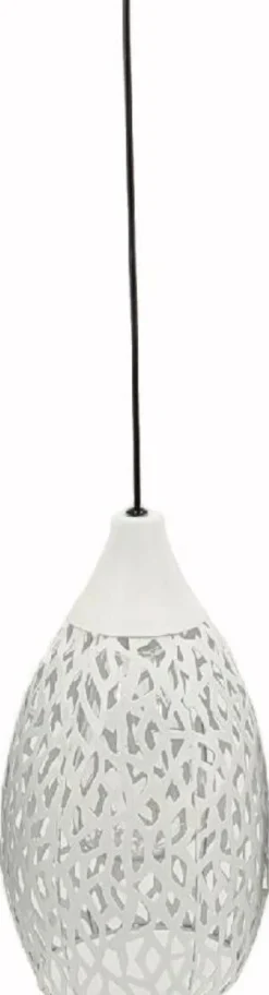 Outlet Solarleuchte Peking weiß D 13 H 65 cm Solar Gartenleuchten|Außenleuchten Hängend