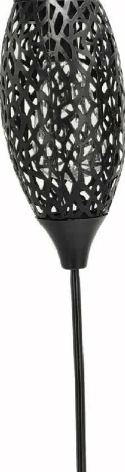 Outlet Solarleuchte Seoul schwarz D 11 H 94 cm Gartenstecker|Solar Gartenleuchten