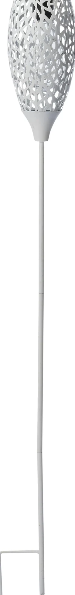 Hot Solarleuchte Seoul weiß D 11 H 94 cm Gartenstecker|Solar Gartenleuchten