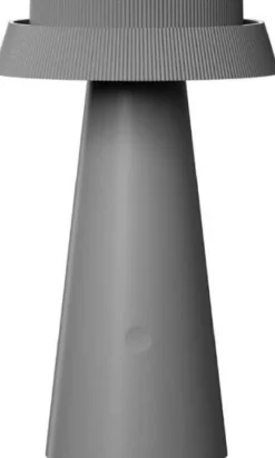 Discount Solar-Tischleuchte Pau grau D 14 H 23 cm Solar Gartenleuchten|Tischleuchten