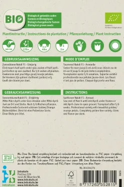 Sonnenblume (Helianthus annuus 'Zohar F1') (BIO) Blumensamen Saatgut|Blühende Pflanzen