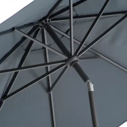 Discount Sonnenschirm Trinidad grau 80+UV D 250 cm Sonnenschirme