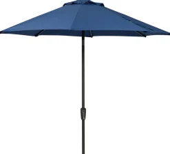 Outlet Sonnenschirm Trinidad blau 80+UV D 250 cm Sonnenschirme