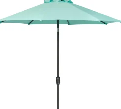 New Sonnenschirm Trinidad hellblau 80+UV D 300 cm Sonnenschirme