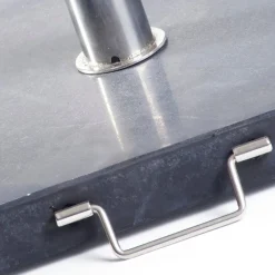 Sale Sonnenschirmständer 30 kg schwarz 45 x 45 x 5,5 cm Sonnenschirmständer