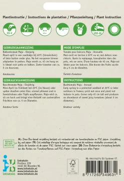 Online Strauchtomate (Solanum lycopersicum 'Maja Origineel') Samen Gemüsesamen|Saatgut