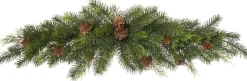 Best Tannengirlande mit Tannenzapfen 66 x 25 x 13 cm grün Weihnachts- & Tannengirlanden