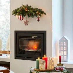 Best Tannengirlande mit Tannenzapfen 66 x 25 x 13 cm grün Weihnachts- & Tannengirlanden