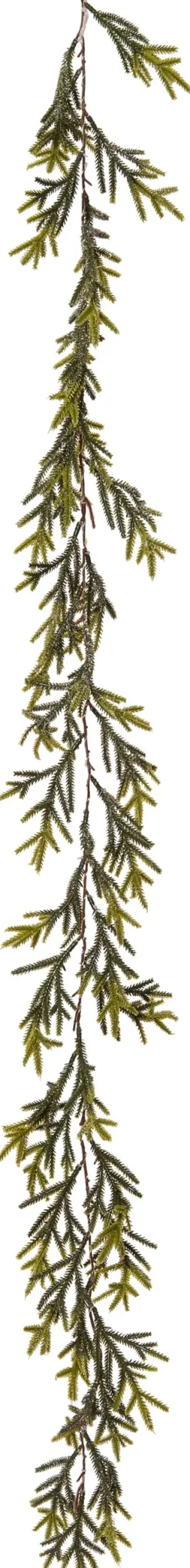 Discount Tannengirlande beleuchtet mit 20 LEDs warmweiß 1,5 m Weihnachts- & Tannengirlanden