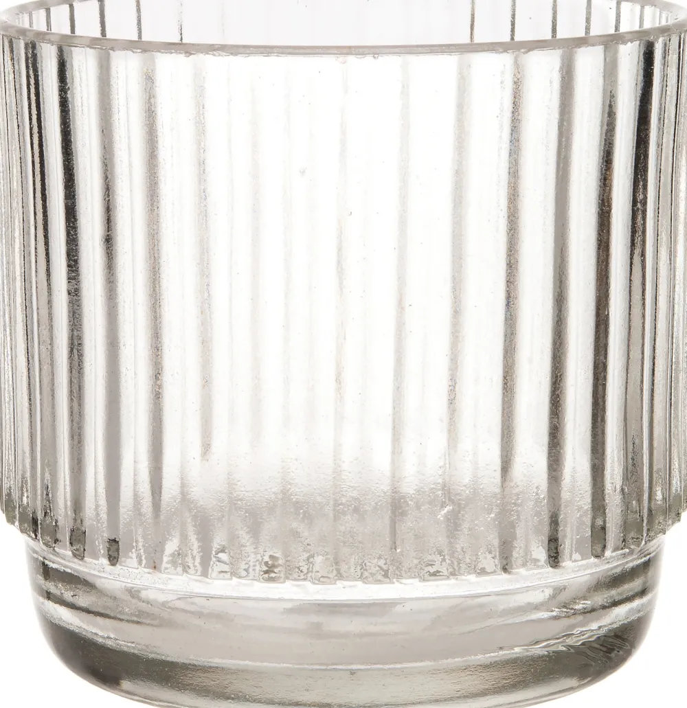 Online Teelichthalter Ties transparent D 9 H 8 cm Teelichthalter