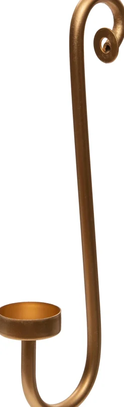 Discount Teelichthalter mit Haken Tjeerd gold 30 x 30 x 30 cm Teelichthalter