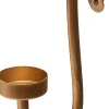 Outlet Teelichthalter mit Haken Tjeerd gold 32,5 x 20 x 20 cm Teelichthalter