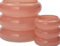 New Teelichthalter Tom rosa D 10 H 10 cm Teelichthalter