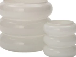 Teelichthalter Tom weiß D 10 H 10 cm Teelichthalter