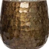 New Teelichthalter Puk braun D 10 H 10 cm Teelichthalter