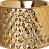 New Teelichthalter gold 6,5 x 6,5 x 4,7 cm Teelichthalter
