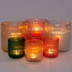 Online Teelichthalter Yi transparent D 15 H 17 cm Teelichthalter