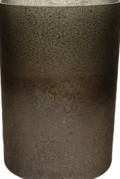 Sale Teelichthalter Bo schwarz / grau D 5,5 cm H 8 cm Teelichthalter