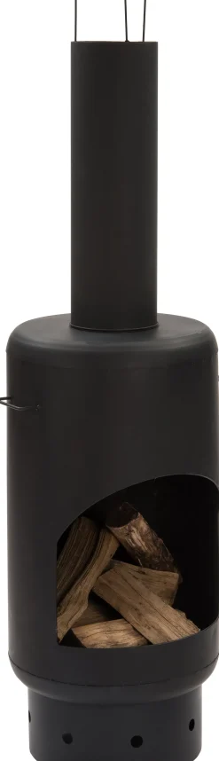 Online Terrassenofen schwarz D 48 H 155 cm Terrassenöfen & Gartenkamine